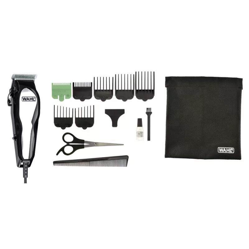 Tagliacapelli Wahl 20107.0460 Baldfader — trimmer AC con filo, 6 livelli di lunghezza, 1–13 mm, larghezza testina di taglio 45 mm, nero/cromo