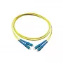 GoodConnections Cavo patch fibra ottica duplex OS2 (singlemode, 9/125) SC/SC, LSZH, polarità reversibile, 15 m,