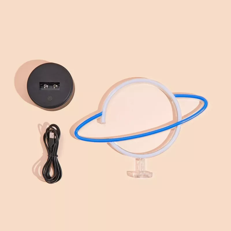 Manta SNL38BLT Style Neon Lights Planet lampada LED decorativa