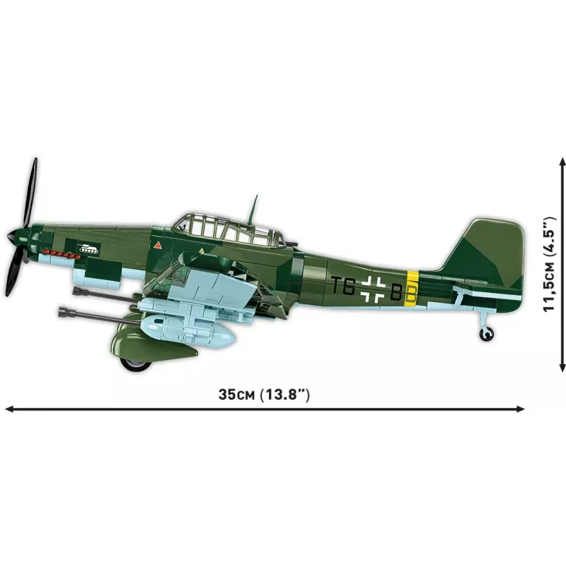 Kit di montaggio Cobi Blocks Junkers JU 87G-2 Stuka 571 pz. modellino da costruire