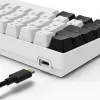 Sharkoon SGK50 S4 tastiera Home USB QWERTZ tedesco bianco RGB LED 60%