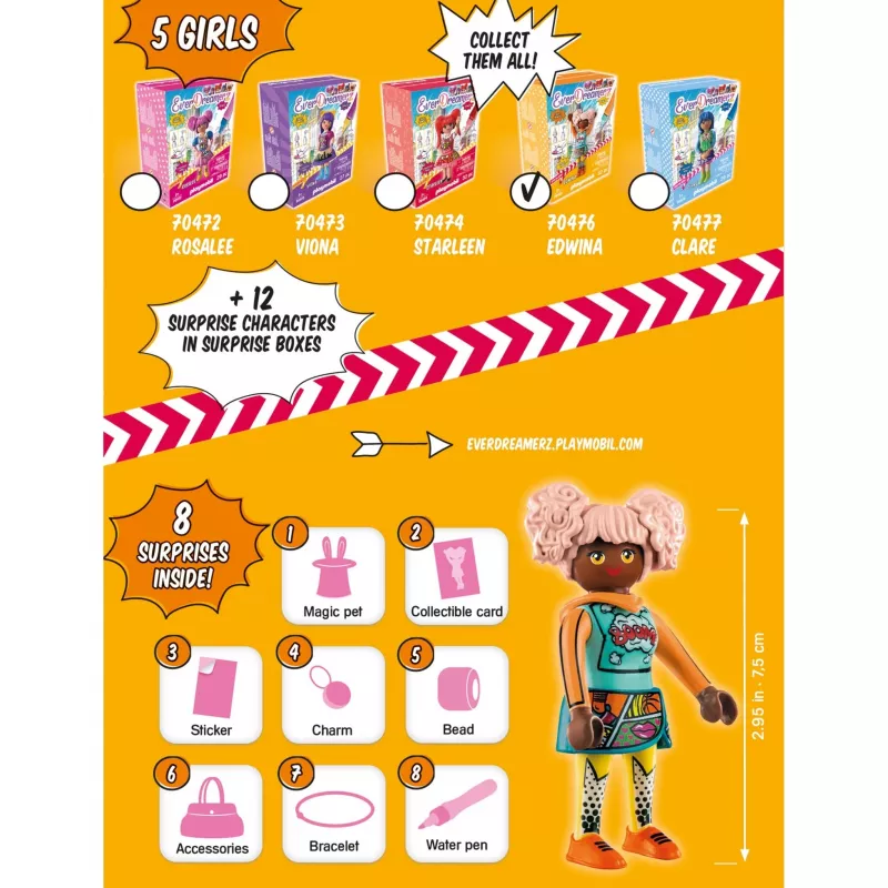 70476 EverDreamerz Edwina - Comic World, giocattolo da costruzione