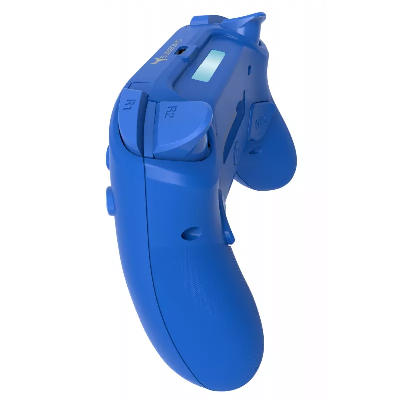 Controller LED wireless SUBSONIC SA5639-3 per PS4 e PC, gamepad wireless blu