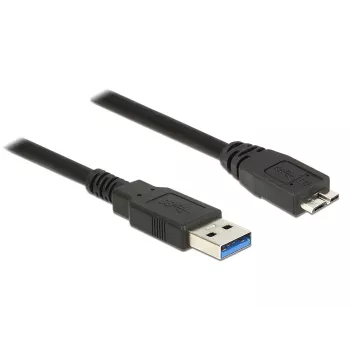 Cavo USB DeLOCK 85074 USB 3.2 Gen 1 2 m USB A Micro-USB B nero