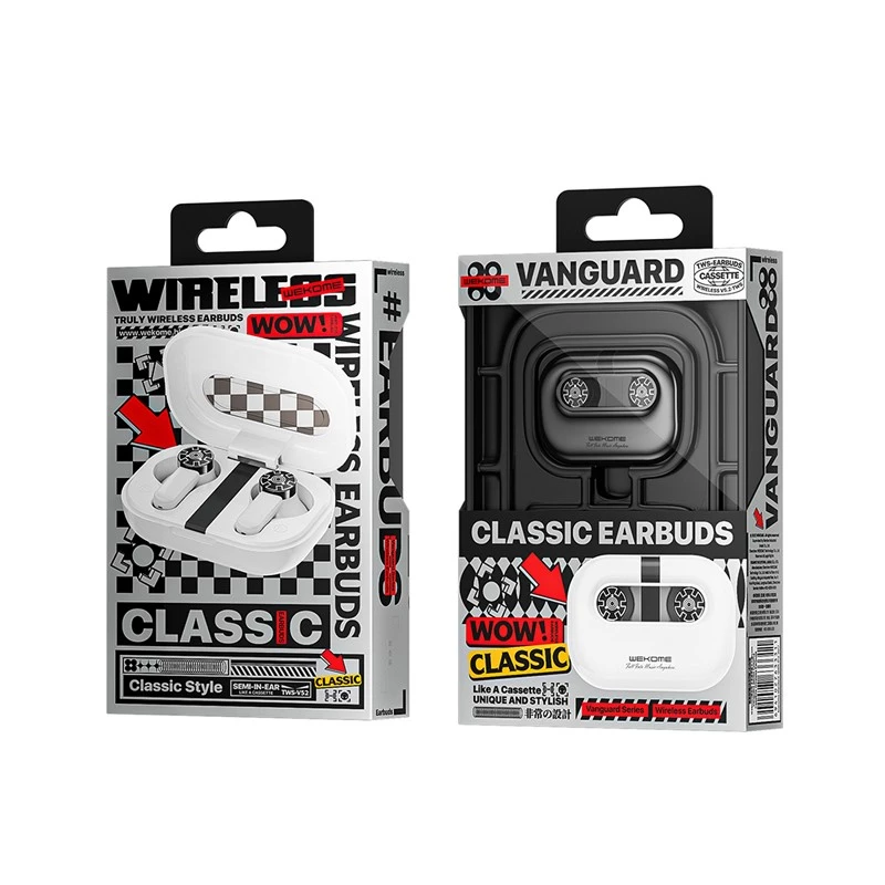 Cuffie wireless WEKOME modello WK-VA06 Bluetooth V5.2 TWS bianco, auricolari true wireless