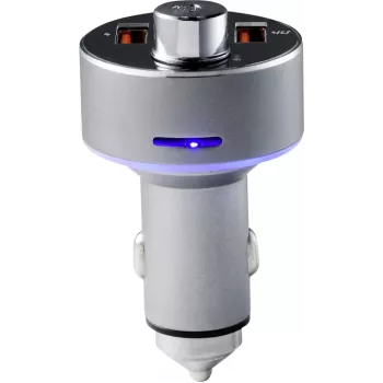 Renkforce RF-CAR-100 trasmettitore FM adattatore per accendisigari grigio (RF-CAR-100)