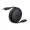 Baseus Free2Pull Mini cavo USB-C a USB-C, 60 W, 1 m, (nero)