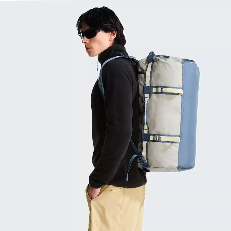 Borsa da viaggio The North Face Base Camp Duffel S - stone slab/granite grigio