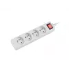 Ciabatta Lanberg PS1-04E-0150-W 1,5 m 4 prese AC per interni bianco