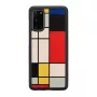 Custodia per cellulare Man and Wood per Samsung Galaxy S20 — legno nero