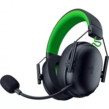 Cuffie Razer BlackShark V3 X HyperSpeed — con filo e senza fili (USB-A, Bluetooth), over-ear, 20–28 kHz, 270 g, nero/verde