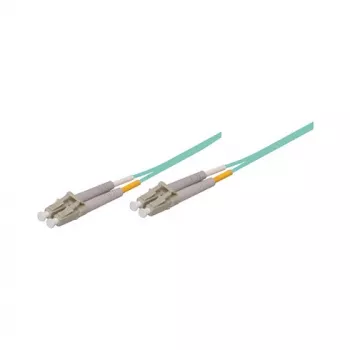Cavo patch fibra ottica duplex OM3 (multimodale, 50/125) LC/LC, LSZH, polarità reversibile, 0,5 m, Good Connections®