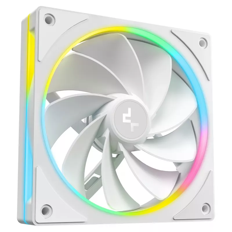 Case per PC desktop DeepCool CL6600 WH — bianco, supporta alimentatori ATX/PS2/SFX/SFX-L, 140 mm anteriore, 120/140 mm superiore/posteriore, unità 2,5 pollici e 3,5 pollici