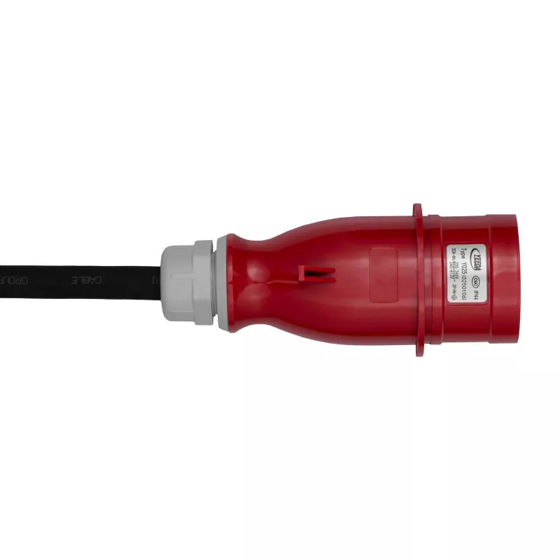 Akyga AK-EC-22 caricabatterie EV mobile, Type 2, spina CEE 5 poli, trifase, 32 A, 22 kW, LCD, 5 m