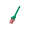 Cavo di rete LOGILINK 0,25 m Cat6 U/UTP con connettori maschi RJ-45, verde