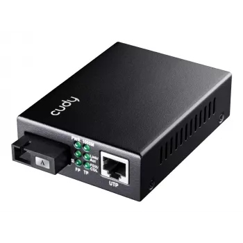 Convertitore di rete Cudy MC100GSB-60A 1000 Mbit/s multi-mode single-mode nero