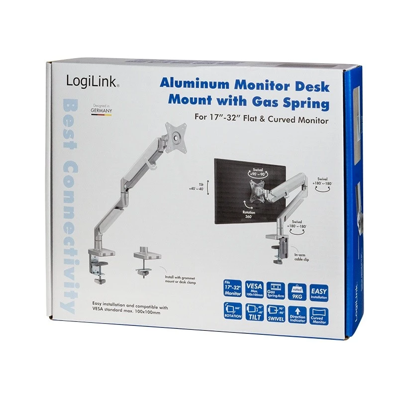 Supporto monitor LogiLink BP0086 81,3 cm (32