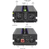 Inverter QOLTEC Monolith 3000 MS Wave, 12V→230V, 1500/3000W, con USB