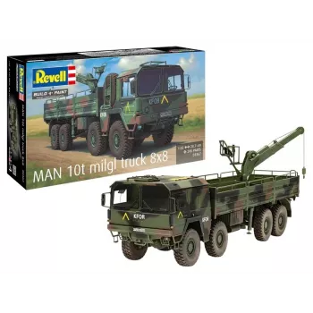 Kit di montaggio modello in plastica REVELL Man 10T Milgl 8x8 autocarro scala 1/35