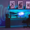 Festa luminosa LED Twinkly TWD200STP-TEU striscia multicolore per interni, distanza 5 cm, IP20, cavo trasparente