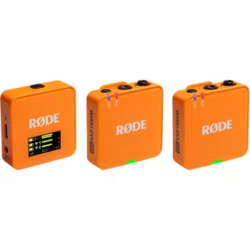 RØDE Wireless GO III arancione - sistema microfonico wireless (arancione)