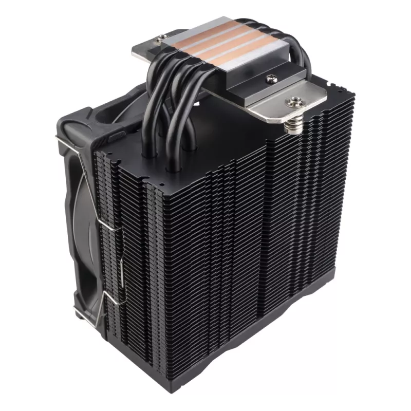 Dissipatore ad aria Akasa Soho H4 Plus 12 cm nero cuscinetto idrodinamico