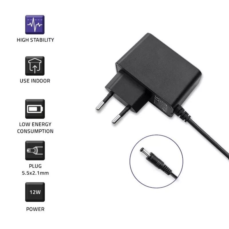 Alimentatore QOLTEC 52405 6V 2A 12W per dispositivi portatili