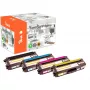 Peach 112071 Cartuccia toner 4 pz. compatibile nero, ciano, magenta, giallo