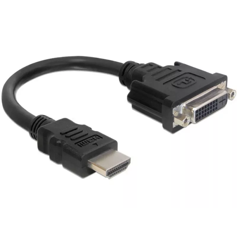 Cavo HDMI-DVI M/F DeLOCK 0.2m