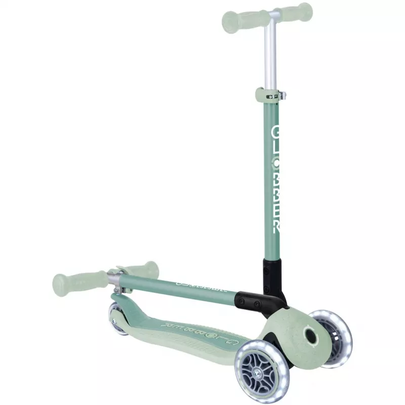 Primo Foldable Plus Lights Eco, monopattino verde chiaro