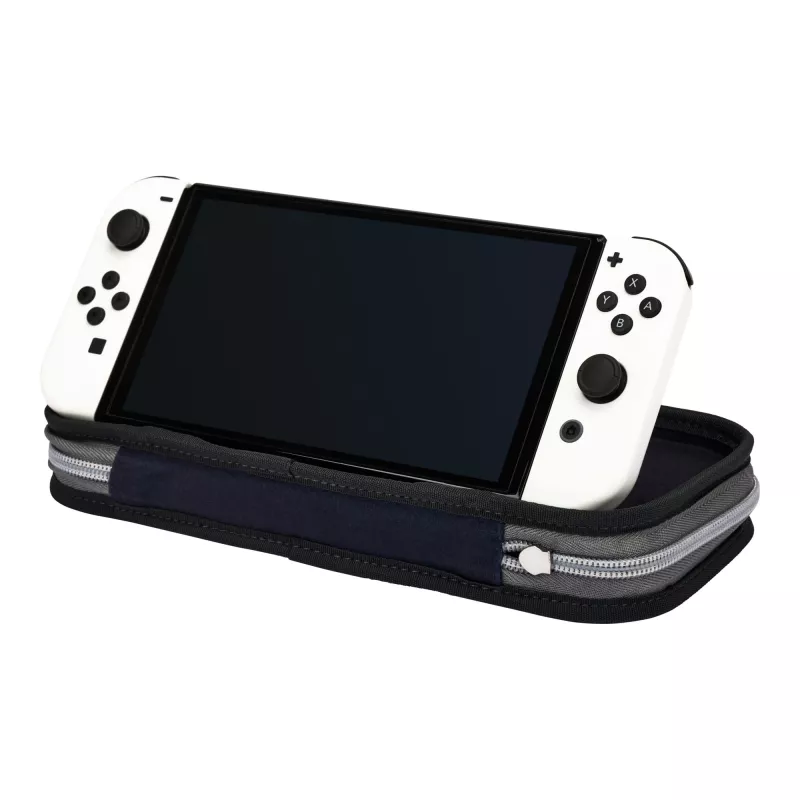 Power A NSCS0087-01, cover, Nintendo, nero, grigio, bianco, feltro, Nintendo Switch, Nintendo Switch Lite, antigraffio