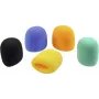 Set antivento per microfono Omnitronic 6000620N — 5 colori, coperture in schiuma di ricambio