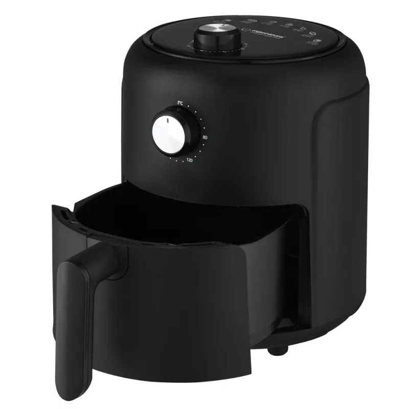 Friggitrice ad aria calda ESPERANZA EKA001, 2,6 L, 1000 W, 7 programmi, nera, compatta da piano di lavoro