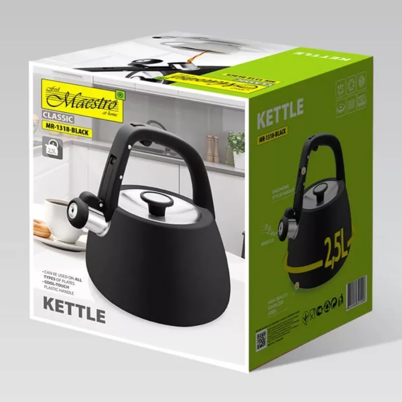 Bollitore Maestro MR-1318-BLACK