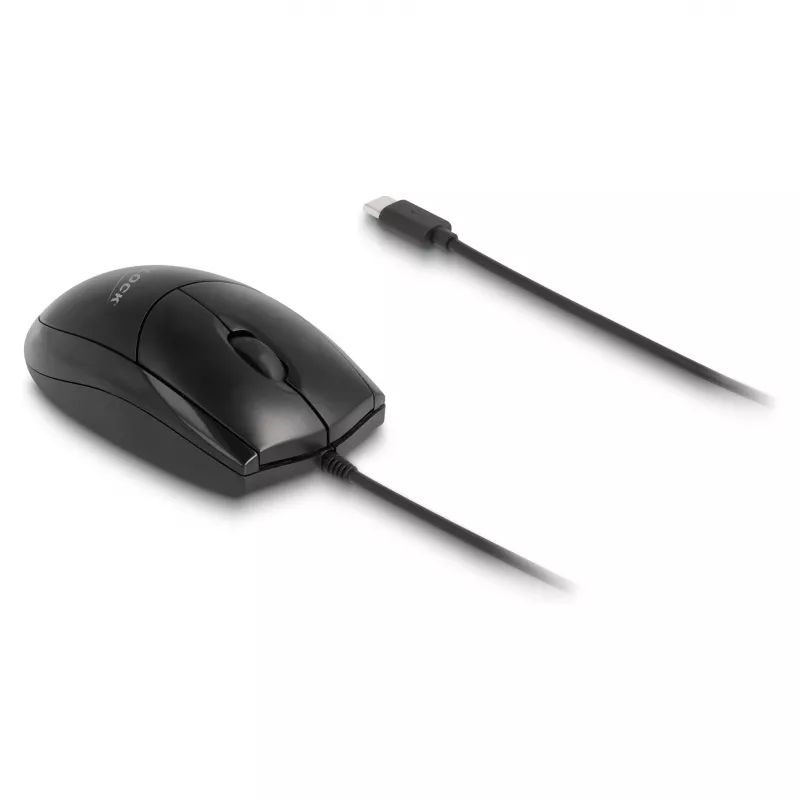 Mouse DeLOCK 12114 USB Type-C ottico ambidestro