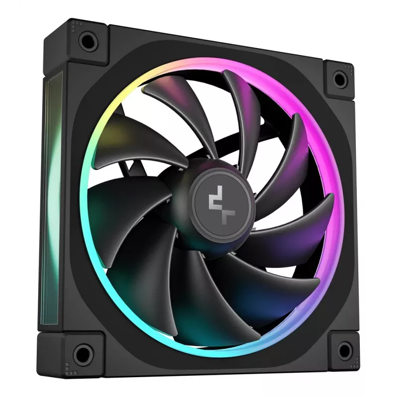 DeepCool FL12 ventola per case, 120 mm, 500–2150 giri/min, 32 dB, FDB, 12 V, nero