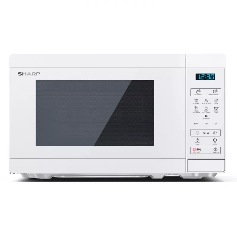Sharp | Forno a microonde | YC-MS02E-C | A libera installazione | 800 W | bianco