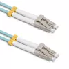Qoltec - Cavo patch - LC/UPC Multimode (M) a LC/UPC Multimode (M) - 1 m - Fibra ottica - Duplex - 50/125 micrometri - OM3 - senza alogeni