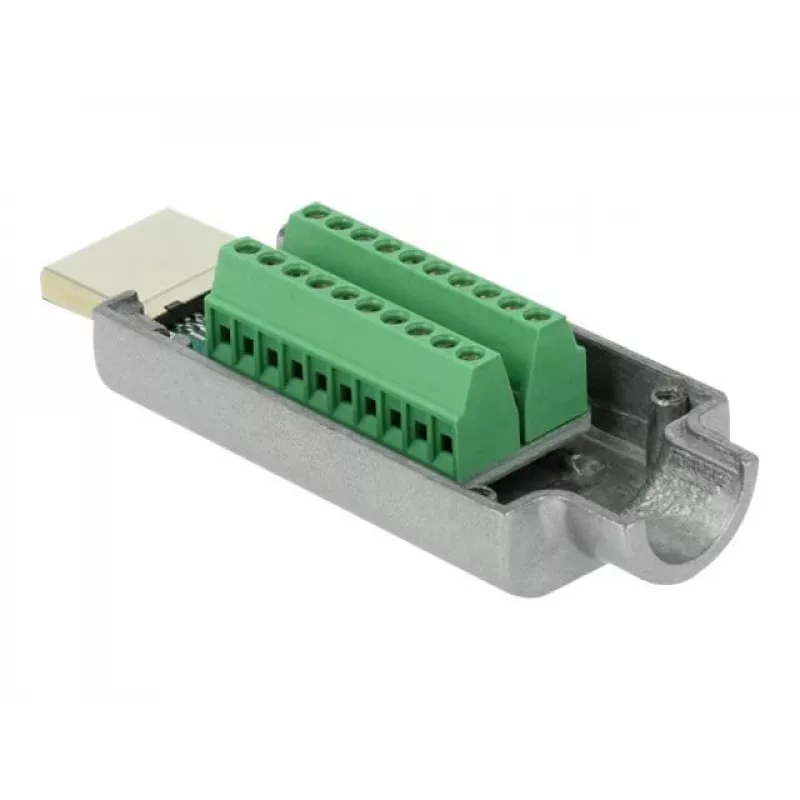 Connettore maschio HDMI-A su morsettiera DeLOCK 65201