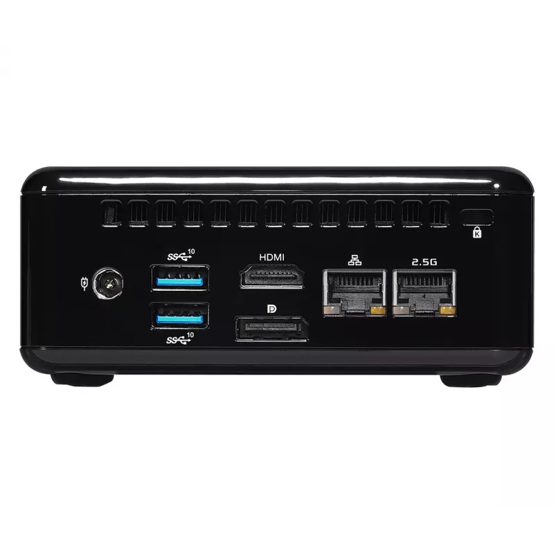 ASRock NUC BOX-1165G7 PC barebone da 0,6 l, Intel Core i7-1165G7 2,8 GHz, HDMI, USB-C, 2x LAN, DDR4, max 64 GB