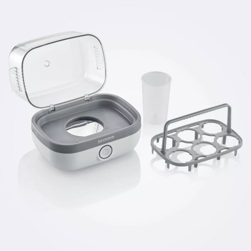 Cuociuova EK 3164 (bianco/grigio, 420 Watt, per 6 uova)