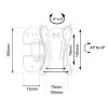 Supporto da parete per TV MACLEAN MC-415 per schermi da 13–32 pollici, VESA 100×100, portata 30 kg