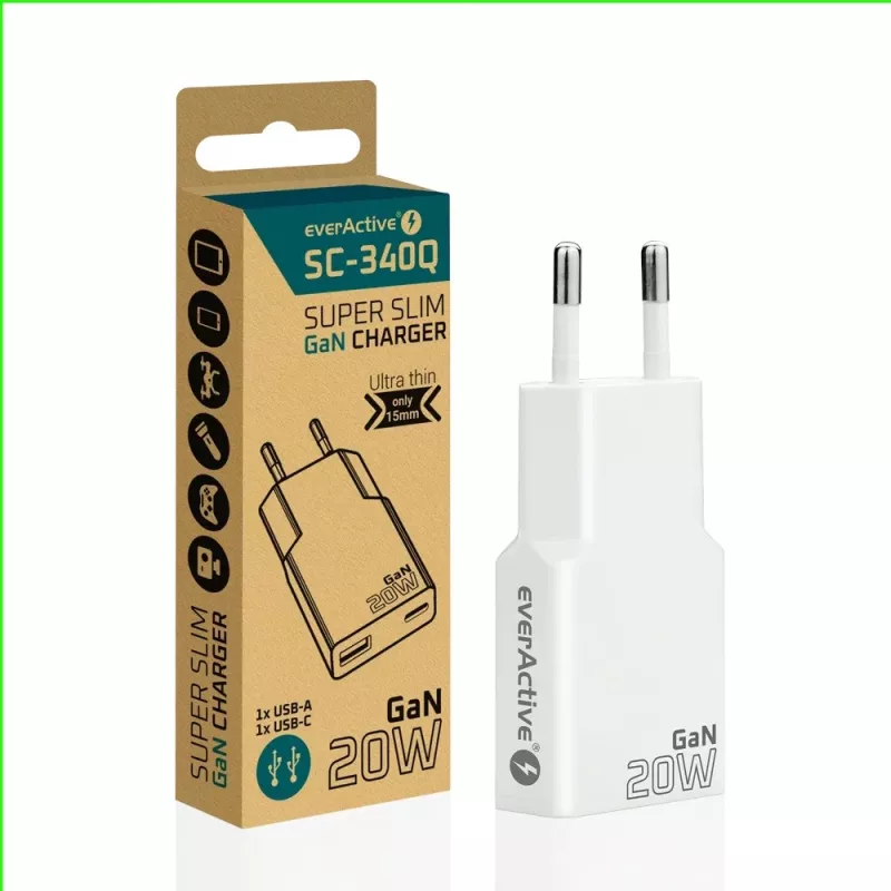 CARICABATTERIE SUPER SLIM QC 3.0 SC-340Q