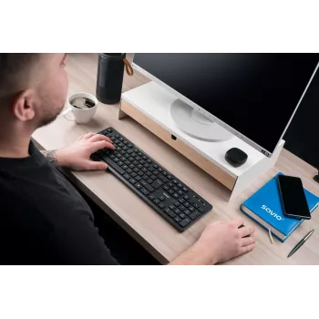 Savio KB-02 Tastiera Home/Office USB QWERTY nero