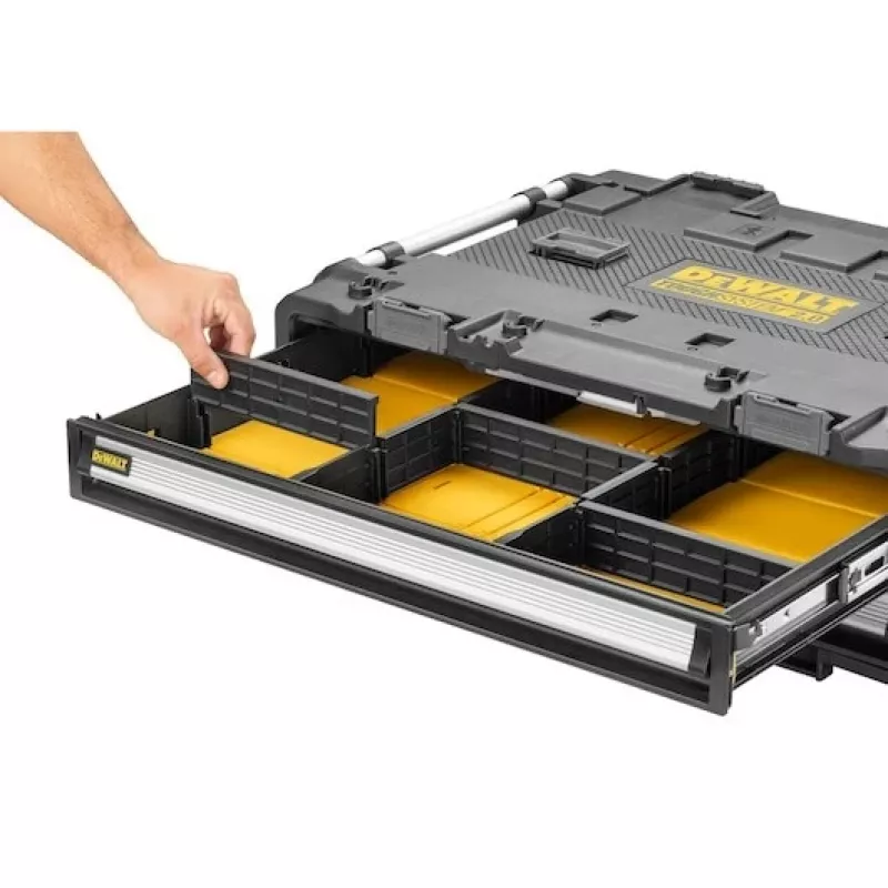 Cassetta portautensili DeWalt DWST08520-1 metallo-plastica, nero e giallo