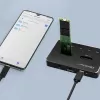 Qoltec 52274 docking station per SSD M.2 | NVMe | SATA | USB-C | DUAL 2 x 2TB