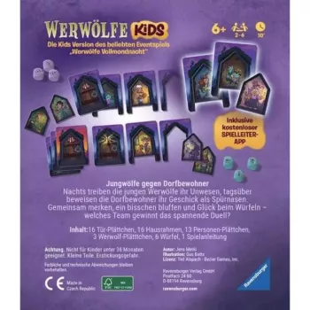Ravensburger Werwölfe – Nacht der jungen Wölfe gioco di carte