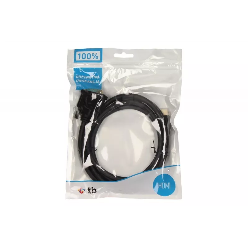 TB cavo HDMI-DVI 1,8 m rivestito in oro, DVI 24+1
