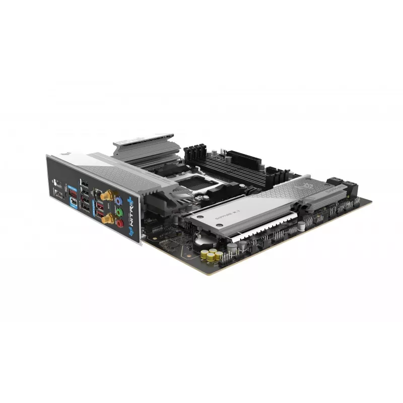 Scheda madre Sapphire NITRO+ B850M WIFI — AMD B850, socket AM5, micro ATX, DDR5, 4x DIMM, Wi-Fi 6, LAN 2,5Gb, 2x M.2
