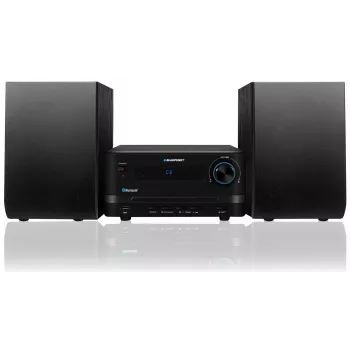 Microsistema audio home BLAUPUNKT MS14BT — lettore CD/MP3, Bluetooth, USB, FM RDS, 15 W RMS, nero